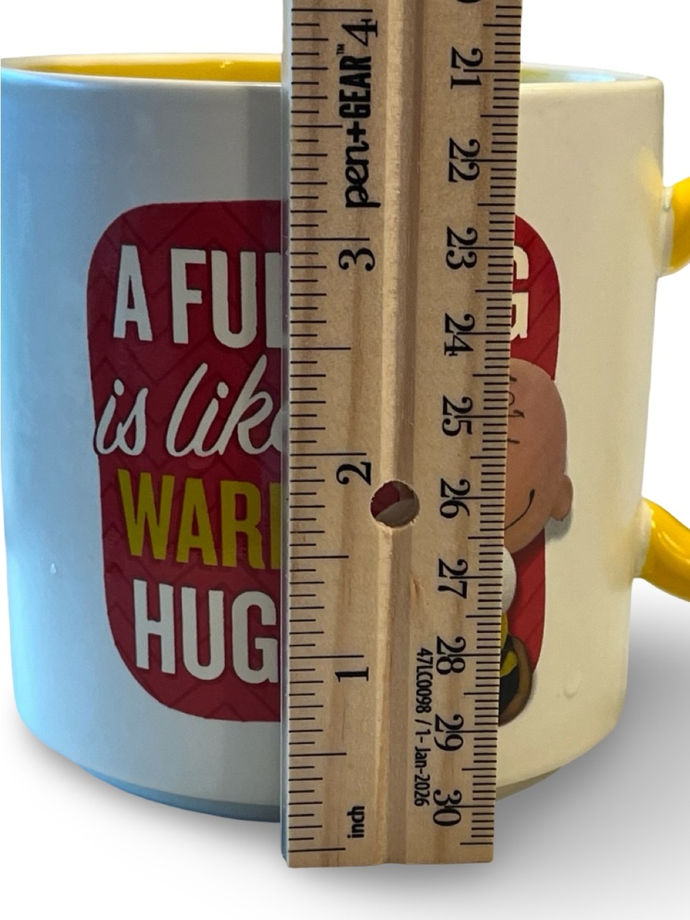 The Peanuts Movie "A Full Mug Is Like A Warm Hug" Ceramic Coffee Mug - Picture 5 of 5